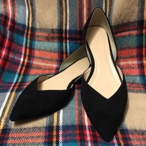 Black J Crew Sadie Flats